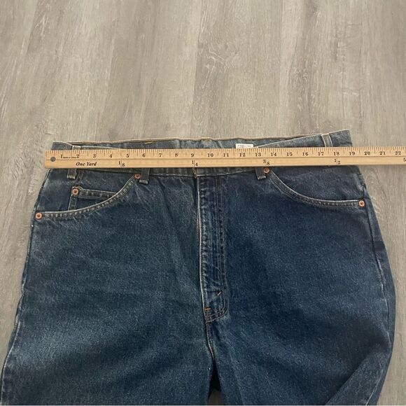 Vintage Levi's 517 Jeans Men's Size 31x29 Blue Denim Orange Tab Made in USA - Picture 6 of 7